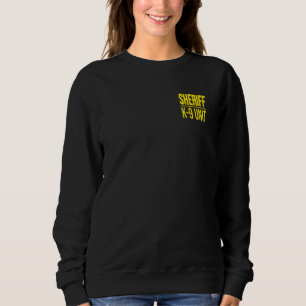 SUDADERA COSTUM DEL OFICIAL DE UNIFORME DE PERROS DE POLICÍ