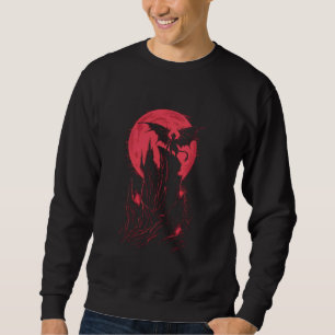 Sudadera Costum Demon Satanic Occult Gothic Devil Halloween