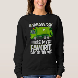 Sudadera Costumbre De Gestión De Desechos Del Día De La Bas