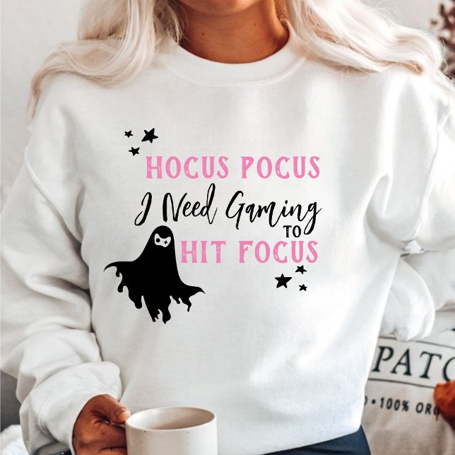 Sudadera Costume Hocus Pocus Necesito El Juego Para Enfocar (Subido por el creador)