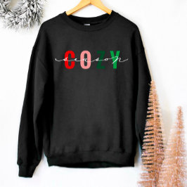 Sudadera Cosy Season Culigraphy Calligraphy Holiday Sweatsh