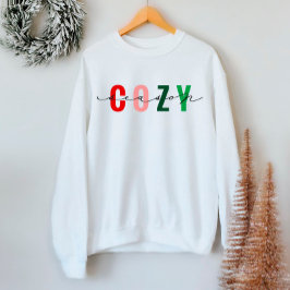 Sudadera Cosy Season Culigraphy Calligraphy Holiday Sweatsh
