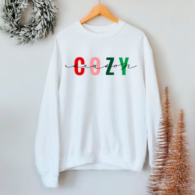 Sudadera Cosy Season Culigraphy Calligraphy Holiday Sweatsh (Subido por el creador)
