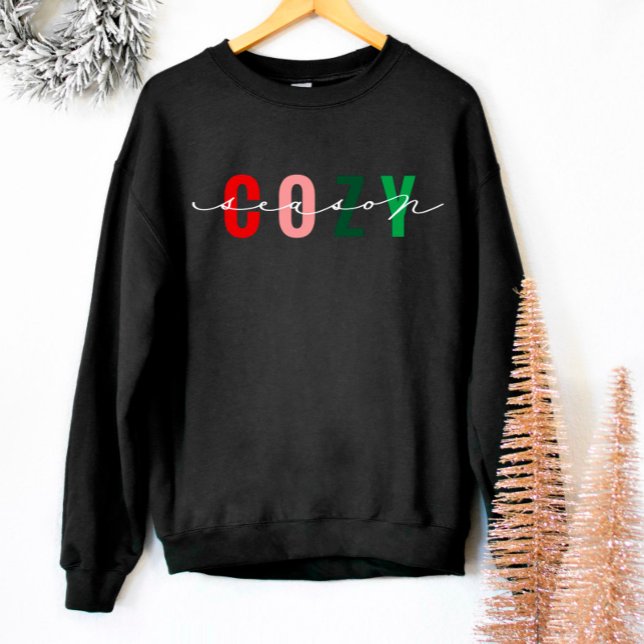 Sudadera Cosy Season Culigraphy Calligraphy Holiday Sweatsh (Subido por el creador)