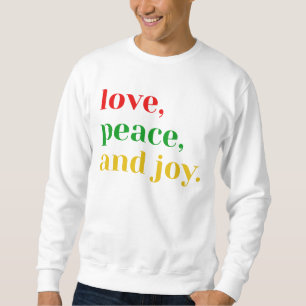 Sudadera Cosy Unisex Crewneck Sweatshirt - 'Amor, Paz, y