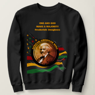Sudadera Cota de la cita de FREDERICK DOUGLASS del Mes de l