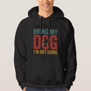 Sudadera Cota de perro vector vintage Si no puedo traer a m