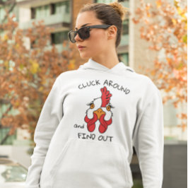 Sudadera Cotorrear y Descubrir Gallina Gallinácea Divertida