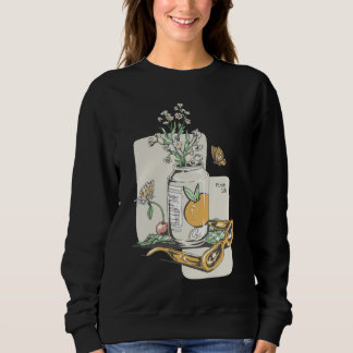 Sudadera Cottagecroe Cute Garden Sunglasses Flower Plant