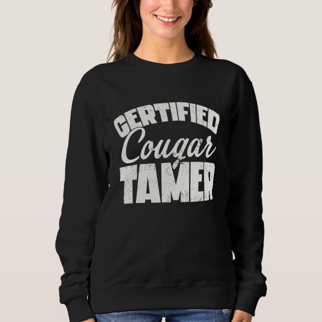 Sudadera Cougar Certificada Manipular Divertido (Anverso)