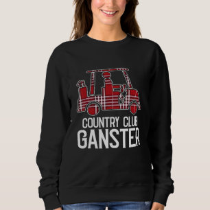 Sudadera Country Club Gangster Golf Carro Plaid Golfing Spo
