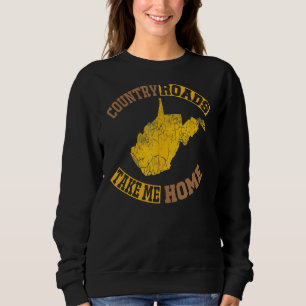 Sudadera Country Music West Virginia Country Road me lleva