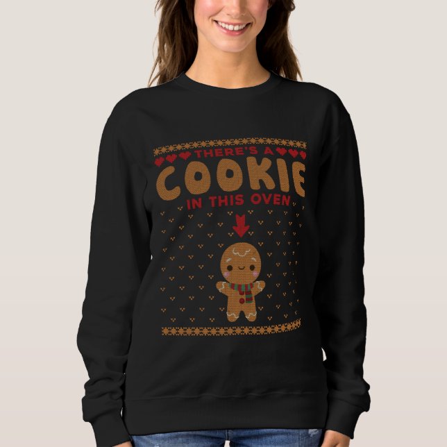 Sudadera Couple Cookies In The Oven Ugly Christmas Matching (Anverso)