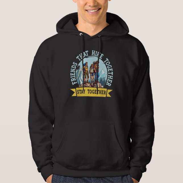 Sudadera Couple That Hike Together Stay Together Camp Campi (Anverso)