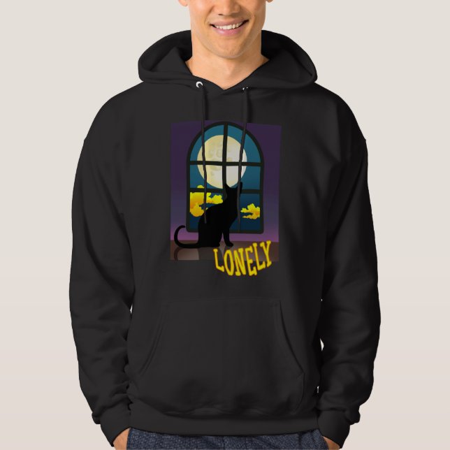 Sudadera Courage  Fulllmoon Dust and a Sad Lonely Cat (Anverso)
