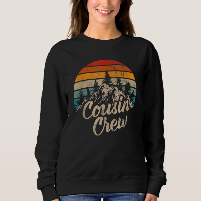 Sudadera Cousin Crew Camping Outdoor Sunset Summer Camp (Anverso)