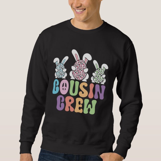Sudadera Cousin Crew Easter Bunny Family Matching Toddler B (Anverso)