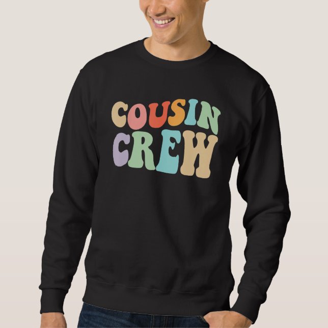 Sudadera Cousin Crew For Cousin Vacation Trip Or Cousin Gro (Anverso)