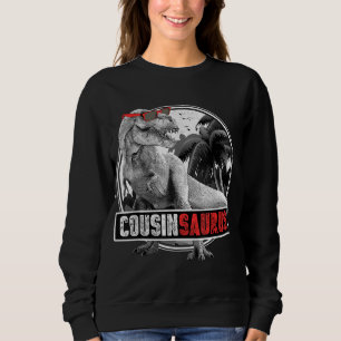 Sudadera Cousinsaurus para niños T-Rex Primo Dinosaurio