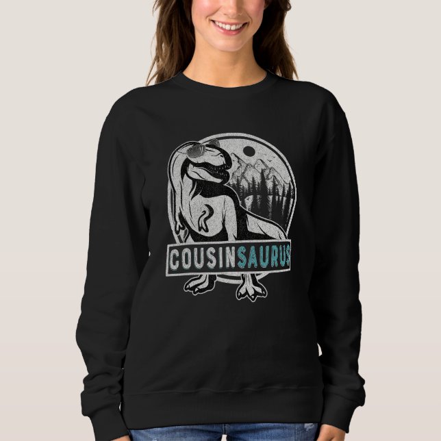 Sudadera Cousinsaurus Rex Dinosaur Cousin Saurus Family Mat (Anverso)