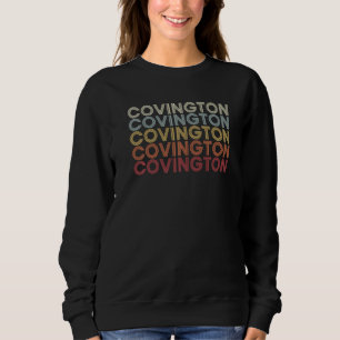 Sudadera Covington Indiana Covington In Retro Vintage Texto