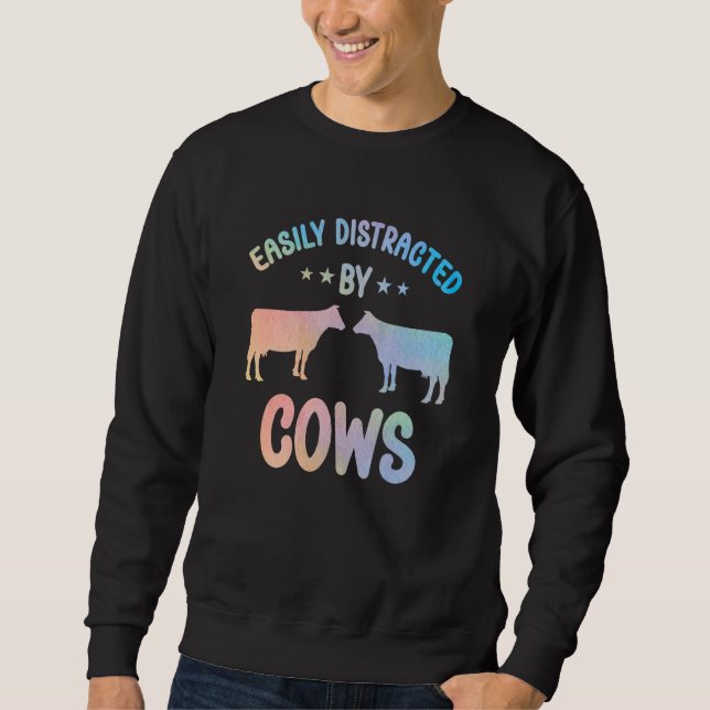 Sudadera Cow Apparel Farmer Cows Lover for Women & Kids_1 (Anverso)