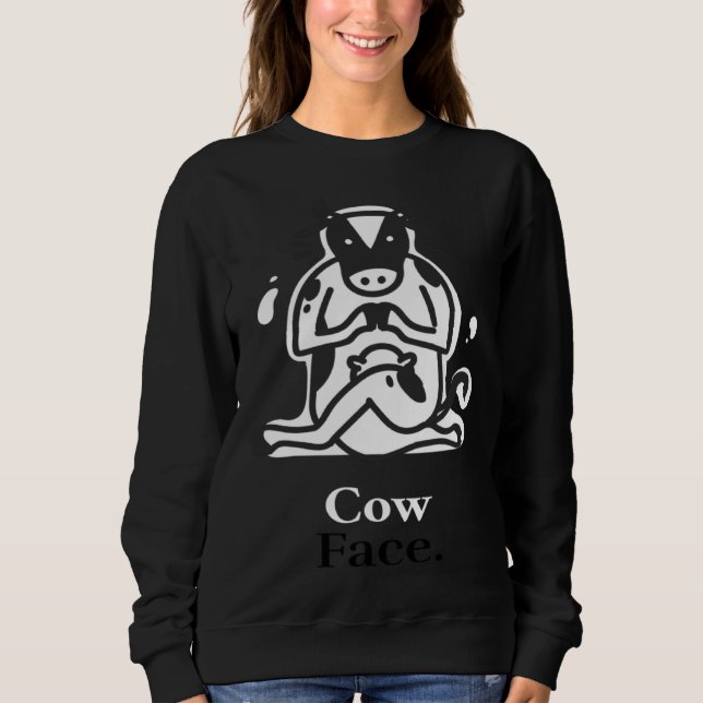 Sudadera Cow Face Yoga Pose (Anverso)
