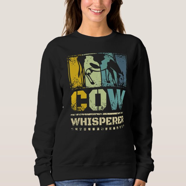 Sudadera Cow Whisperer (Anverso)