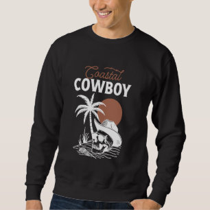 Sudadera Cowboy Costero De Verano Occidental Cowboy Skull E