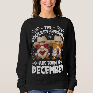 Sudadera Cowboy Gnomes De Cumpleaños Para Las Chicas Vaquer