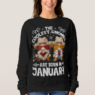 Sudadera Cowboy Gnomes De Cumpleaños Para Las Chicas Vaquer