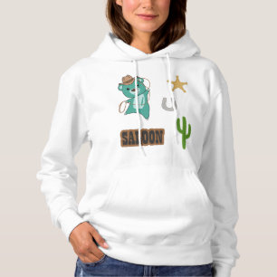 Sudadera Cowboy Turquoise Cute Bear Saloon Western Country