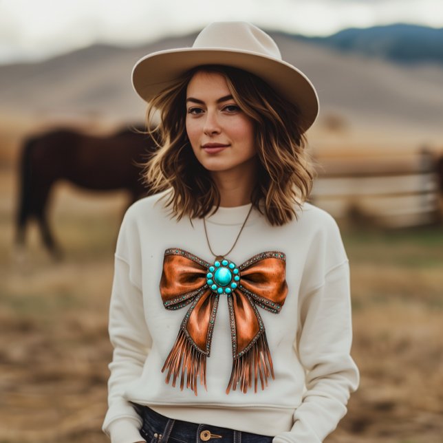 Sudadera Cowgirl Leather Bow (Subido por el creador)