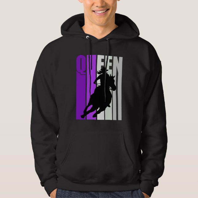 Sudadera Cowgirl Queen Rodeo Women Southern Girls Purple Co (Anverso)