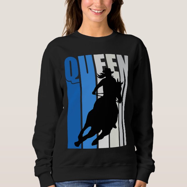 Sudadera Cowgirl Queen Rodeo Women Southern Girls Western B (Anverso)