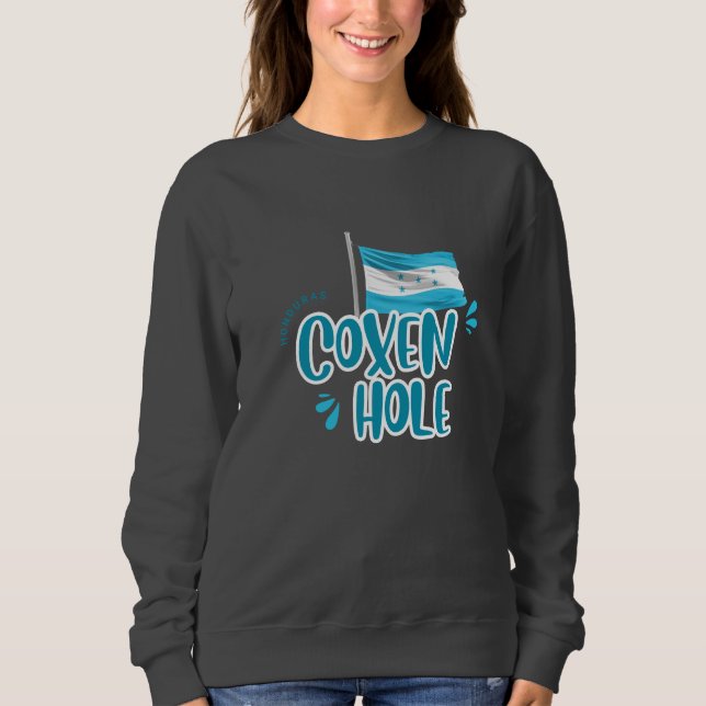 Sudadera Coxen Hole con bandera de Honduras (Anverso)