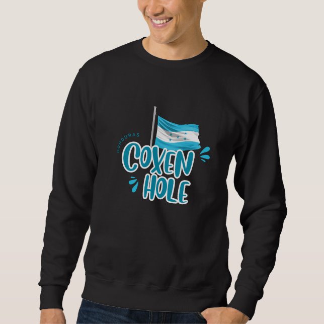 Sudadera Coxen Hole con bandera de Honduras (Anverso)