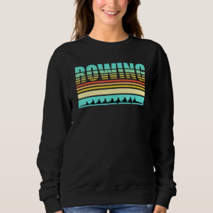 Sudadera Coxswain de remo de arte retro