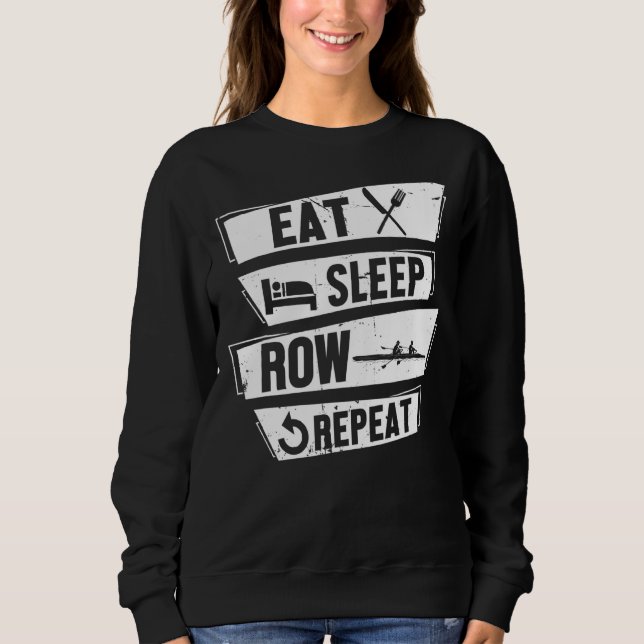 Sudadera Coxswain de repetición de la fila de suspensión de (Anverso)