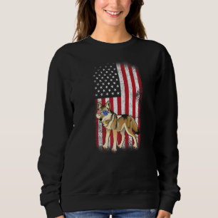 Sudadera Coyote Bandera Americana Niños Chicas Hombres Cuar