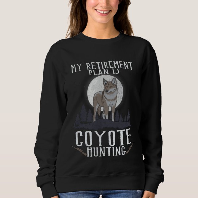 Sudadera Coyote Hunting  Hunting Coyote Brown Yote Coyote H (Anverso)