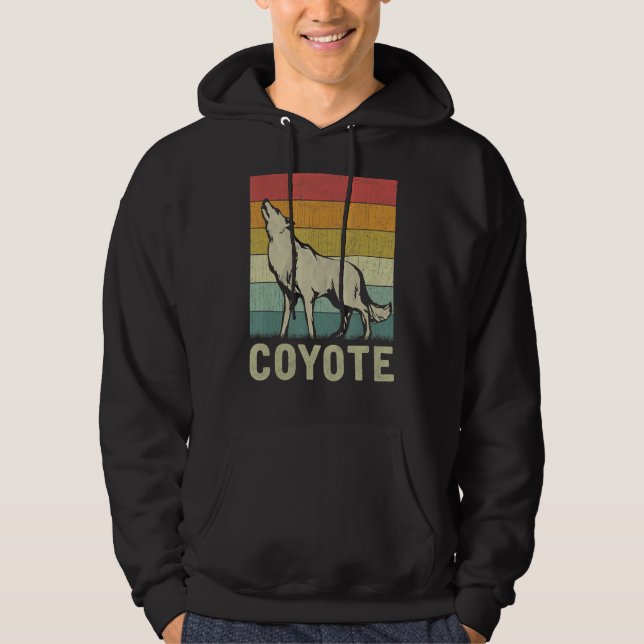 Sudadera Coyote  Men Women Coyote Retro (Anverso)
