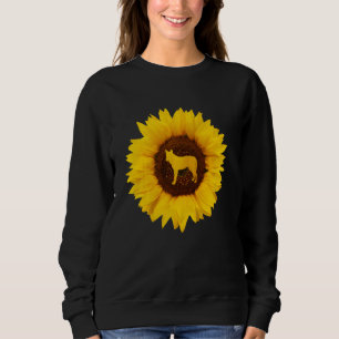 Sudadera Coyote Para Mujeres Hombres Wolf Pup Canine Sunflo