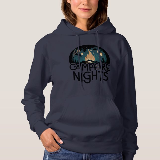 Sudadera Cozy Campfire Nights Rustic Outdoor Adventure (Anverso)