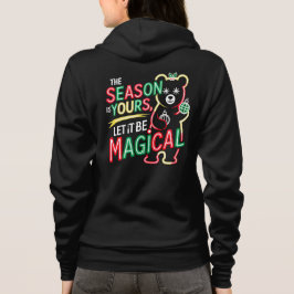 Sudadera Cozy Christmas Bear Women's Pullover Neon Winter