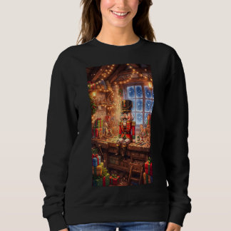 Sudadera Cozy Christmas Nutcracker Toy Workshop