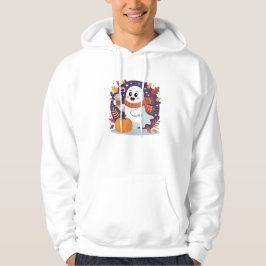 Sudadera Cozy Ghost with Pumpkin Latte – Fall Halloween