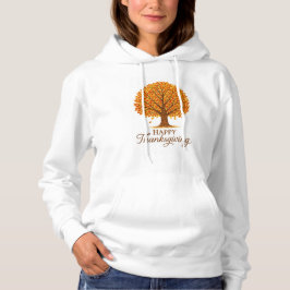 Sudadera Cozy Happy Thanksgiving Autumn Tree
