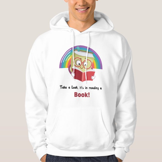 Sudadera Cozy Moments take a Look, It's in a Reading a Book (Anverso)