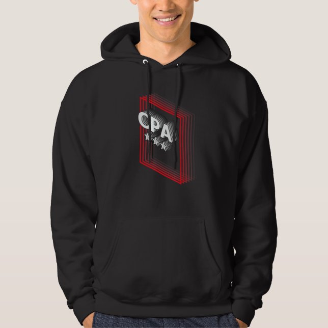 Sudadera CPA Job Title Appreciation Retro (Anverso)